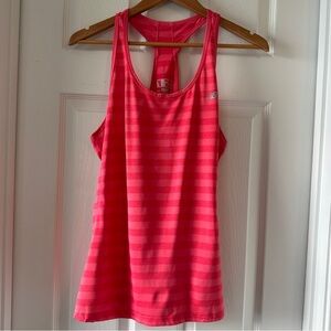 New Balance Women's Coral Striped Tank Top Size Large